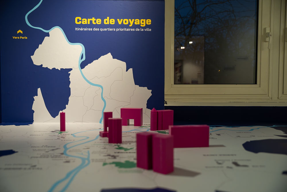cartographie territoire et bâtiment totems